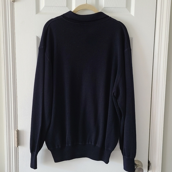 I Levrieri Merino Wool Polo Sweater - Picture 3 of 6